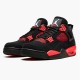 Jordan 4 Retro Red Thunder Svart/Multi-Color-Multi-Color-Crimson Jordan Skor