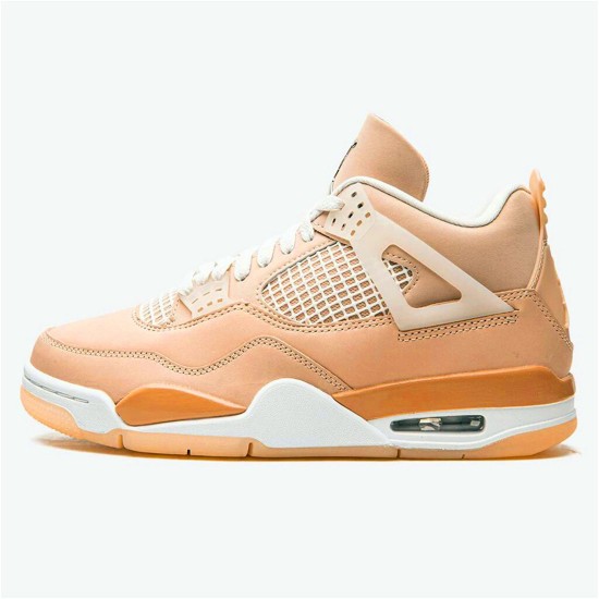 Jordan 4 Retro Shimmer Shimmer/Brons Eclipse-Orange Quartz-Metallic Silver Jordan Skor