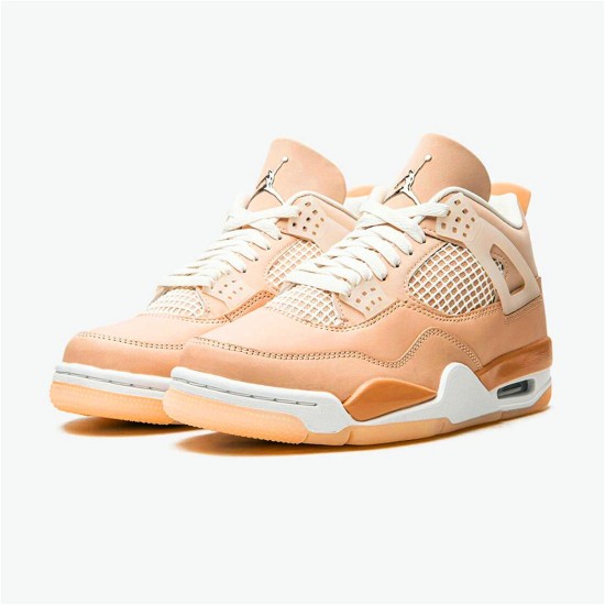 Jordan 4 Retro Shimmer Shimmer/Brons Eclipse-Orange Quartz-Metallic Silver Jordan Skor