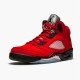 Jordan 5 Retro Raging Bull Red (2021) Varsity Röd/Svart-Vit Jordan Skor