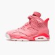 Jordan 6 Retro Aleali May Rust Rosa/Bright Crimson Jordan Skor