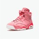 Jordan 6 Retro Aleali May Rust Rosa/Bright Crimson Jordan Skor