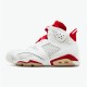 Jordan 6 Retro Alternate Hare Vit/Gym Röd-Pure Platina Jordan Skor