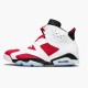 Jordan 6 Retro Carmine (2014) Vit/Carmine-Svart Jordan Skor