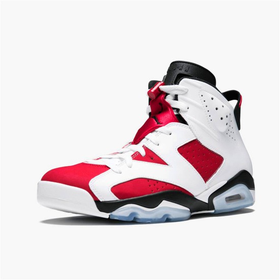 Jordan 6 Retro Carmine (2014) Vit/Carmine-Svart Jordan Skor