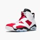 Jordan 6 Retro Carmine (2014) Vit/Carmine-Svart Jordan Skor